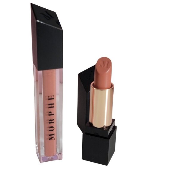 Morphe Lipstick and Lip Gloss Duo NEW Kissy Face and Sing Along - Picture 2 of 12